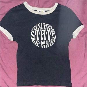 H&M Black Kids T-Shirt with Positive Message